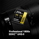 Cartao-SDXC-256Gb-Lexar-Gold-4K-1800x-280Mb-s-UHS-II---V60---U3---Classe-10 Cartao-SDXC-256Gb-Lexar-Gold-4K-1800x-280Mb-s-UHS-II---V60---U3---Classe-10