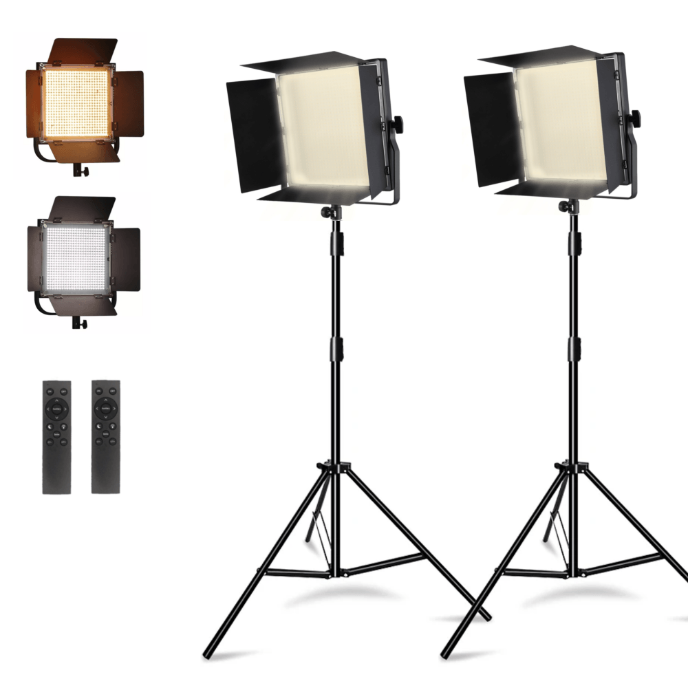 Kit-2x-Painel-Iluminador-LED-Easy-U660--Pro-BiColor-40W-Tripe-1.90m-Controle-e-Fonte--Bivolt- Kit-2x-Painel-Iluminador-LED-Easy-U660--Pro-BiColor-40W-Tripe-1.90m-Controle-e-Fonte--Bivolt-