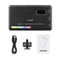 Painel-Iluminador-LED-W140-Video-Light-RGB-8W-para-Cameras-e-Filmadoras