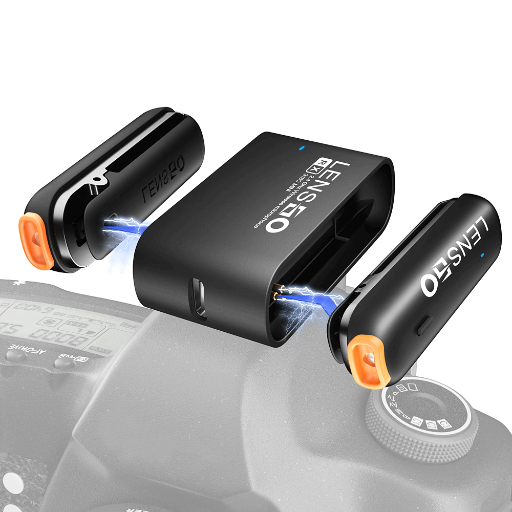 Sistema-Microfone-Duplo-LensGo-318C-Mini-Sem-Fio-3.5mm-para-Smartphones-e-Cameras Sistema-Microfone-Duplo-LensGo-318C-Mini-Sem-Fio-3.5mm-para-Smartphones-e-Cameras