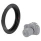 Adaptador-Reverso-58mm-para-Lente-Canon-EOS Adaptador-Reverso-58mm-para-Lente-Canon-EOS