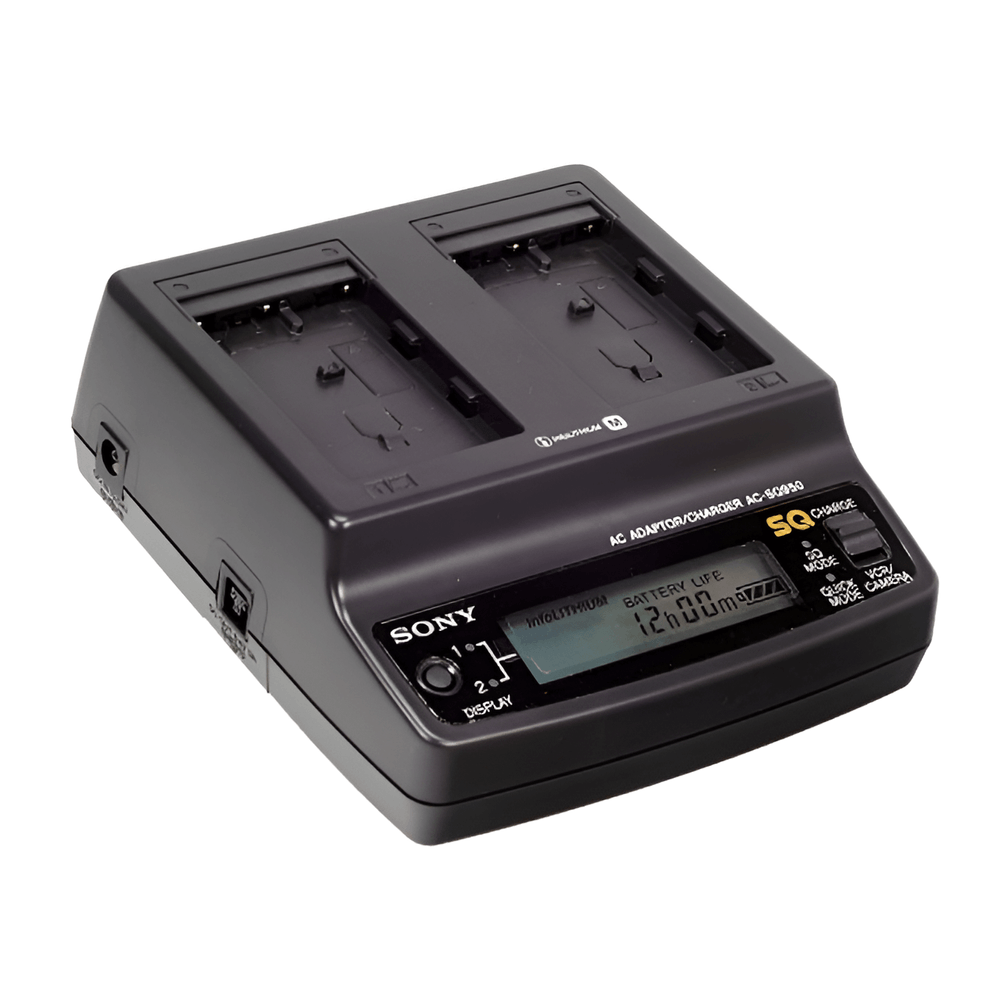 Carregador-Duplo-Sony-AC-SQ950---950D-para-Baterias-NP-FM---NP-QM--Bivolt- Carregador-Duplo-Sony-AC-SQ950---950D-para-Baterias-NP-FM---NP-QM--Bivolt-