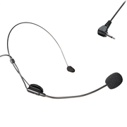 Microfone Headset Slim S2 Auricular P2 em L (Preto)