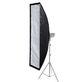 Softbox-Strip-Greika-35x140cm-com-Grade-Montagem-Bowens