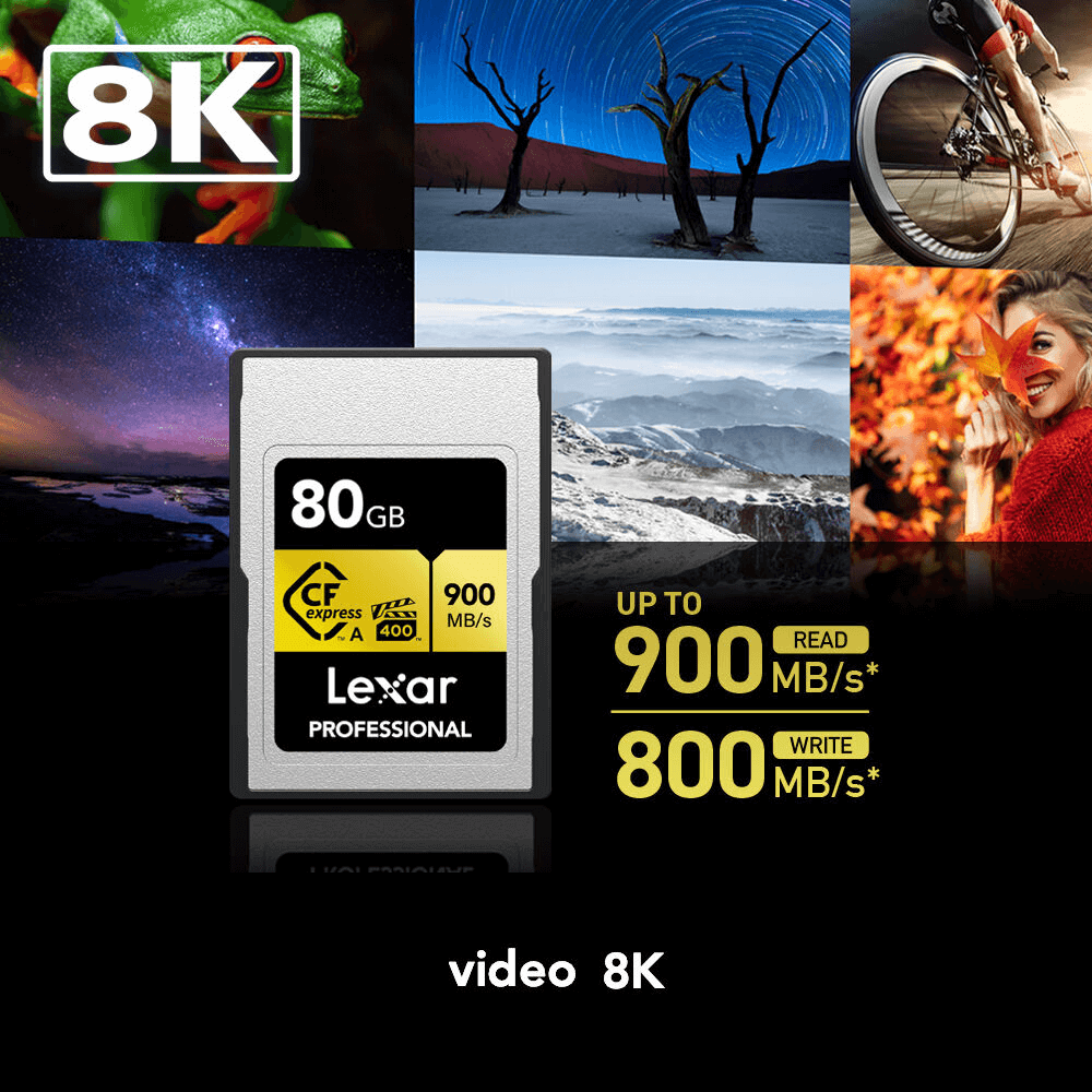 CFexpress Type A 80Gb Lexar Gold - WorldView