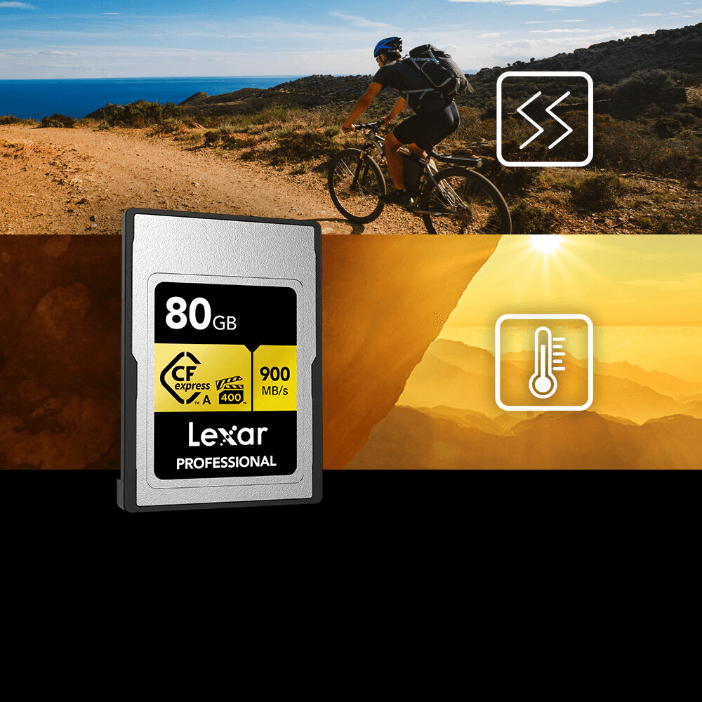 CFexpress Type A 80Gb Lexar Gold - WorldView