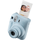 Kit-Camera-Instantanea-FujiFilm-Instax-Mini-12-Azul-Candy-com-Bolsa-e-Pack-10-Filmes