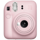 -Kit-Camera-Instantanea-FujiFilm-Instax-Mini-12-Rosa-Gloss-com-Bolsa-e-Pack-10-Filmes