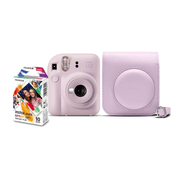 Kit-Camera-Instantanea-FujiFilm-Instax-Mini-12-Lilas-Candy-com-Bolsa-e-Pack-10-Filmes