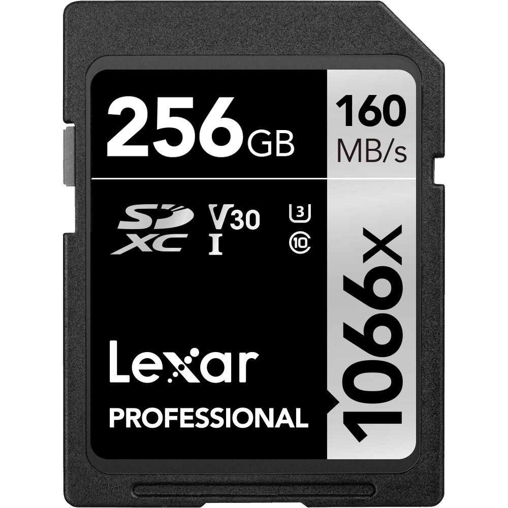 Cartao-SDXC-256Gb-Lexar-Silver-1066x-160Mb-s-UHS-I---V30---U3---Classe-10 Cartao-SDXC-256Gb-Lexar-Silver-1066x-160Mb-s-UHS-I---V30---U3---Classe-10