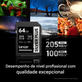 Cartao-SDXC-64Gb-Lexar-Silver-Plus-205Mb-s-UHS-I---V30---U3---Classe-10 Cartao-SDXC-64Gb-Lexar-Silver-Plus-205Mb-s-UHS-I---V30---U3---Classe-10