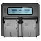 Carregador-Duplo-para-Canon-LP-E6-E6N-de-Carga-Rapida-e-Visor-de-LCD--Bivolt- Carregador-Duplo-para-Canon-LP-E6-E6N-de-Carga-Rapida-e-Visor-de-LCD--Bivolt-