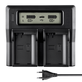 Carregador-Duplo-para-Canon-LP-E6-E6N-de-Carga-Rapida-e-Visor-de-LCD--Bivolt- Carregador-Duplo-para-Canon-LP-E6-E6N-de-Carga-Rapida-e-Visor-de-LCD--Bivolt-