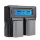 Carregador-Duplo-para-Nikon-EN-EL15-de-Carga-Rapida-e-Visor-de-LCD--Bivolt- Carregador-Duplo-para-Nikon-EN-EL15-de-Carga-Rapida-e-Visor-de-LCD--Bivolt-