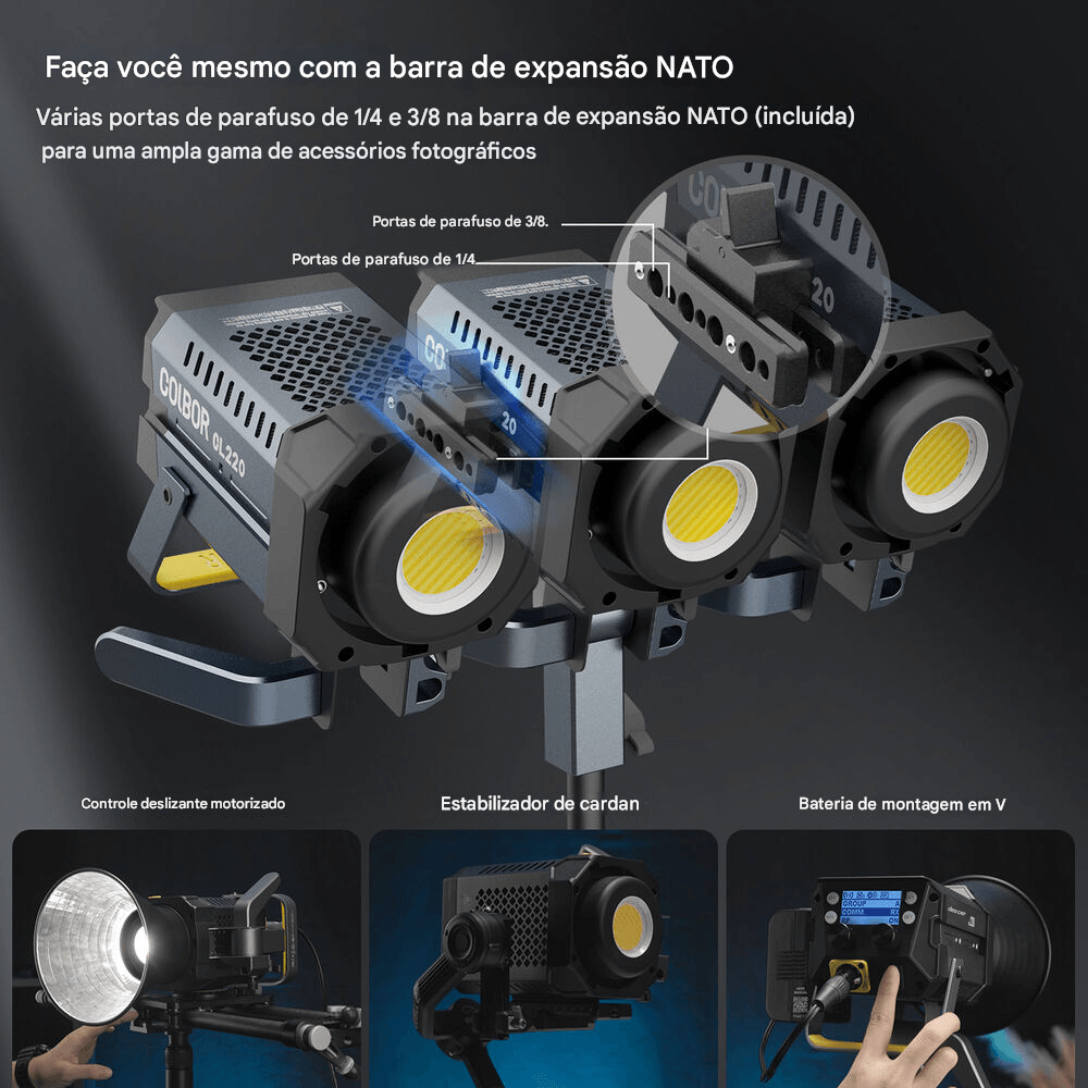 Colbor CL220 Bi-Color LED COB 220W - WorldView