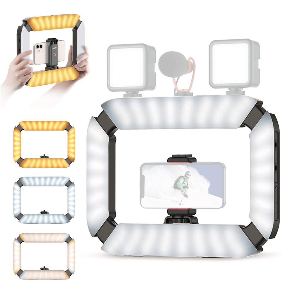 Iluminador-LED-Ring-Light-Ulanzi-U200-Handheld-Rig-20W-Bi-Color-para-Smartphones Iluminador-LED-Ring-Light-Ulanzi-U200-Handheld-Rig-20W-Bi-Color-para-Smartphones