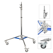 Tripe-de-Iluminacao-LS-3000SII-Light-Stand-Inox-para-Estudio-Fotografico--2.8-Metros-