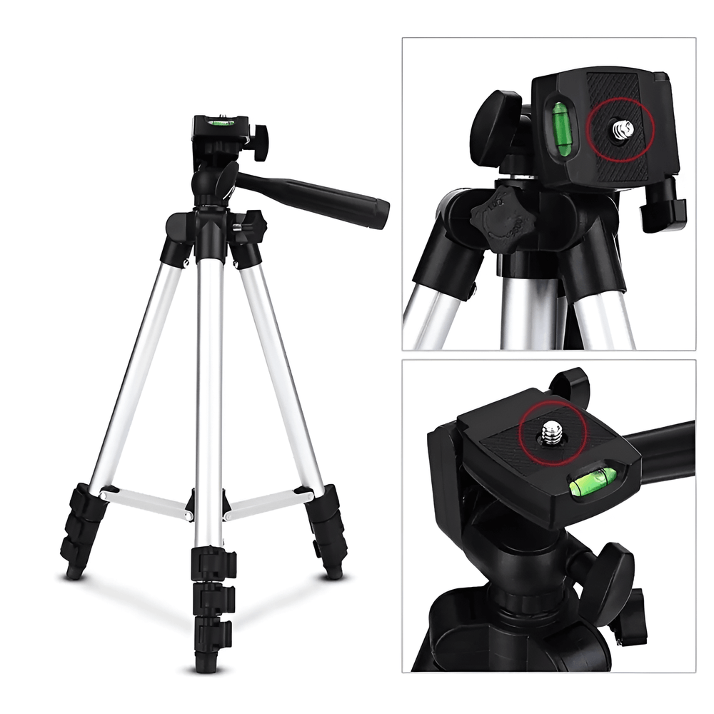 Tripé Compacto KT-3111 Pan/Tilt - eMania Foto e Video