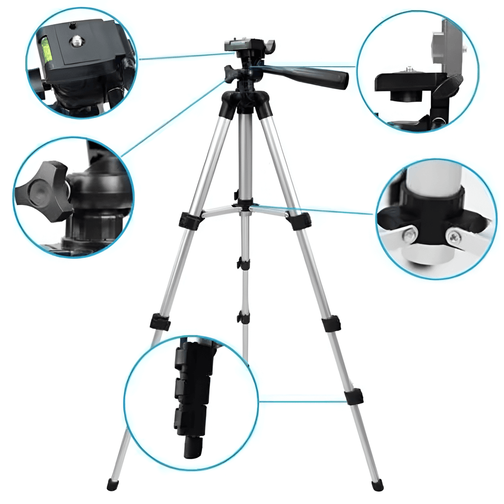 Tripé Compacto KT-3111 Pan/Tilt - eMania Foto e Video