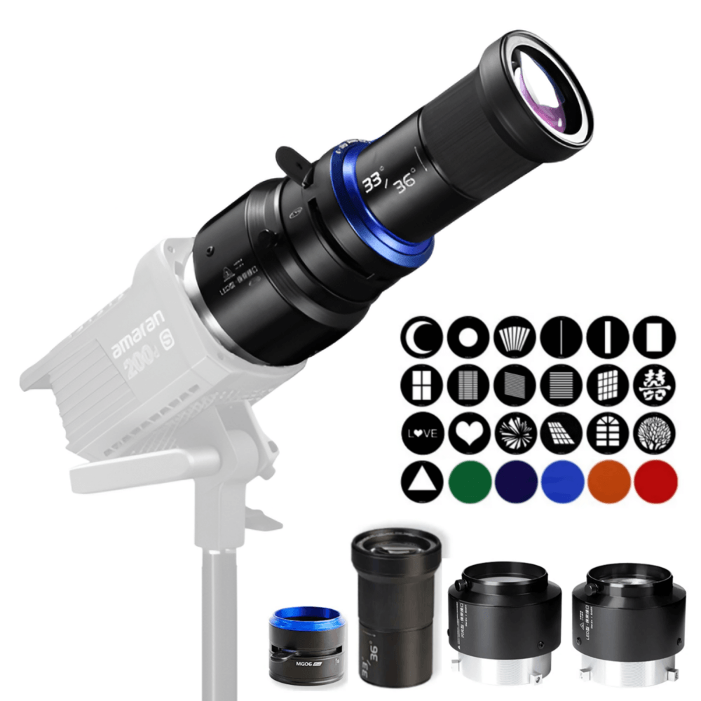 Lente-de-Projecao-Spotlight-MG06-Pro-Modelador-33-36°-Bowens-para-Iluminador-LED-e-Flash-de-Estudio Lente-de-Projecao-Spotlight-MG06-Pro-Modelador-33-36°-Bowens-para-Iluminador-LED-e-Flash-de-Estudio