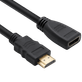 Cabo-Adaptador-HDMI-x-HDMI--Macho-x-Femea--15cm Cabo-Adaptador-HDMI-x-HDMI--Macho-x-Femea--15cm