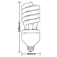 Lampada-Fluorescente-de-30W-x-110Volts-E27-para-Estudio Lampada-Fluorescente-de-30W-x-110Volts-E27-para-Estudio