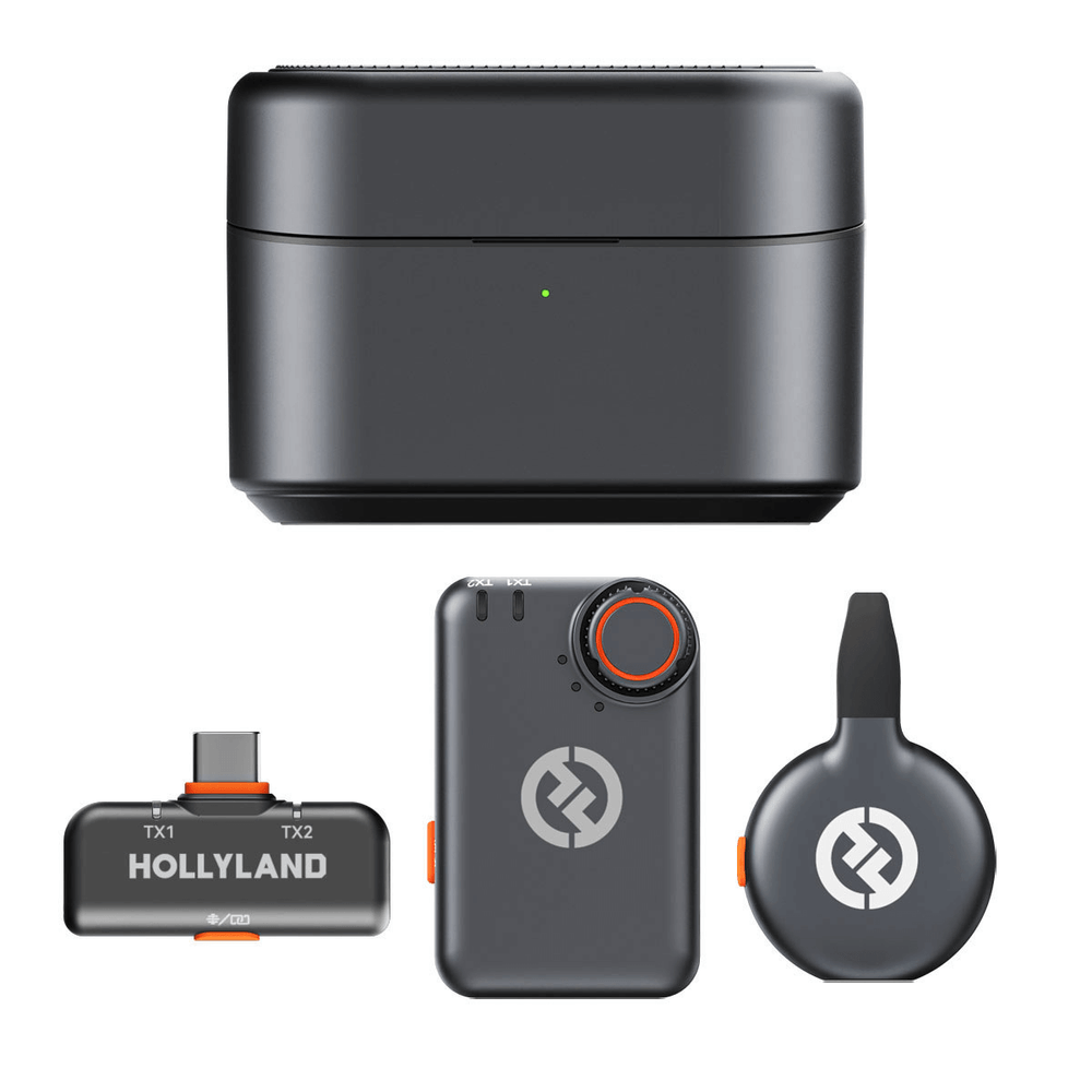 Hollyland LARK M2S Combo Wireless Smartphones e Câmeras - eMania