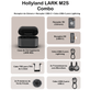 Sistema-Microfone-Duplo-Hollyland-LARK-M2S-Combo-Wireless-2-Pessoas-Smartphones-USB-C-e-Cameras Sistema-Microfone-Duplo-Hollyland-LARK-M2S-Combo-Wireless-2-Pessoas-Smartphones-USB-C-e-Cameras