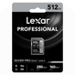 Cartao-SDXC-512Gb-Lexar-Silver-Pro-4K-280Mb-s-UHS-II---V60---U3 Cartao-SDXC-512Gb-Lexar-Silver-Pro-4K-280Mb-s-UHS-II---V60---U3