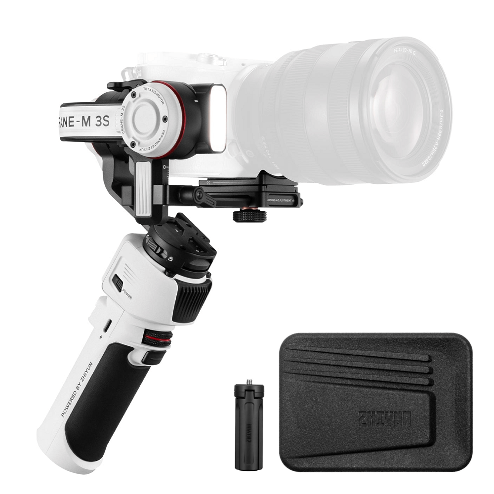 Estabilizador-Gimbal-Zhiyun-Crane-M3-S-Portatil-para-Cameras-Mirrorless-e-Compactas Estabilizador-Gimbal-Zhiyun-Crane-M3-S-Portatil-para-Cameras-Mirrorless-e-Compactas