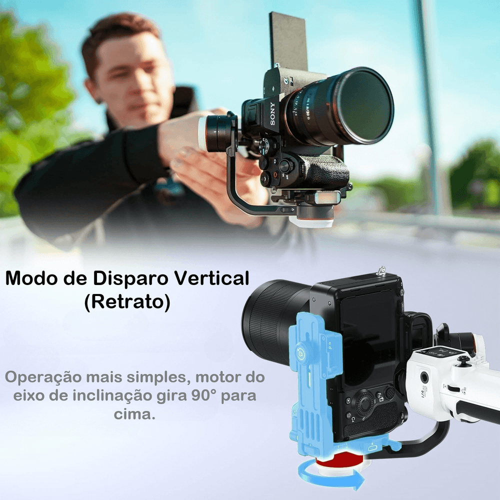 Estabilizador Zhiyun Crane-M3 S Portátil - WorldView