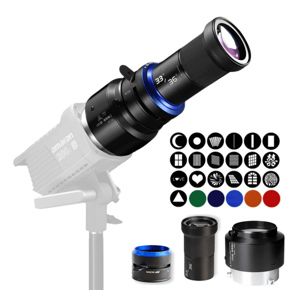 Lente-de-Projecao-Spotlight-MG06-Pro-Modelador-33-36°-Bowens-para-Flash-de-Estudio Lente-de-Projecao-Spotlight-MG06-Pro-Modelador-33-36°-Bowens-para-Flash-de-Estudio