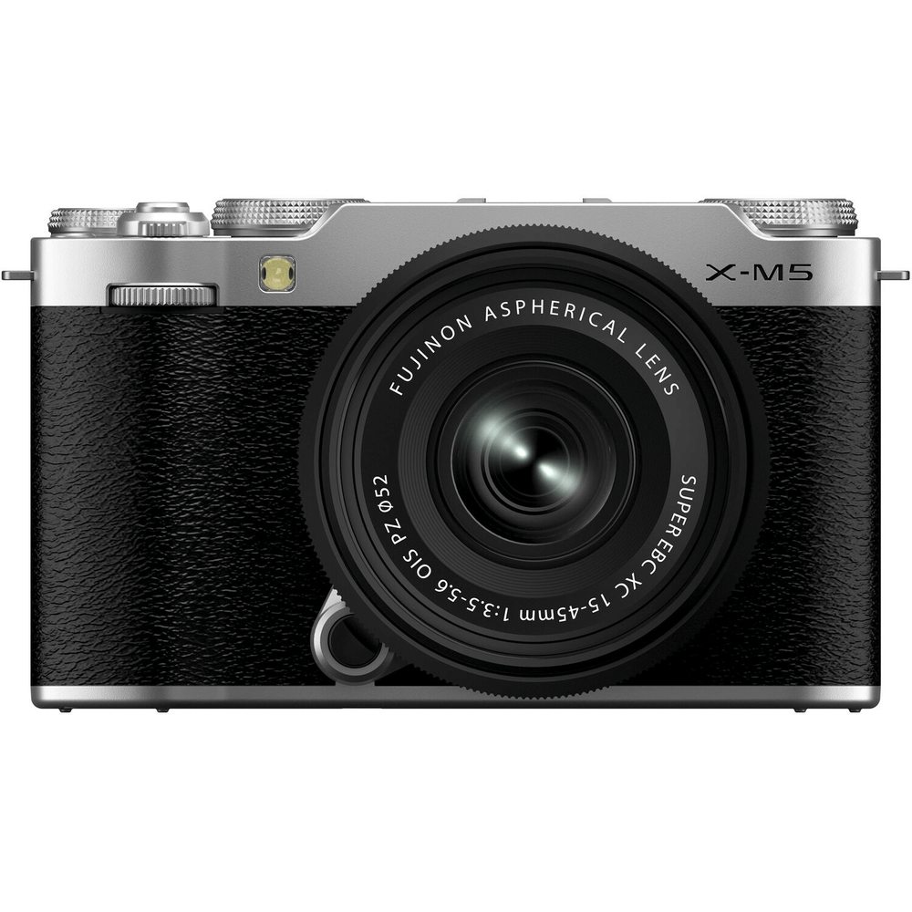 Camera-FujiFilm-X-M5-Mirrorless-Prata---Lente-XC-15-45mm-f-3.5-5.6 Camera-FujiFilm-X-M5-Mirrorless-Prata---Lente-XC-15-45mm-f-3.5-5.6