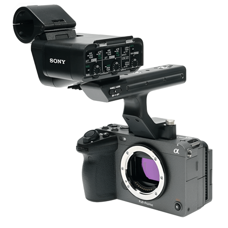 Camera-Sony-FX30-Cinema-Line-4K-com-Alca-Handle-XLR