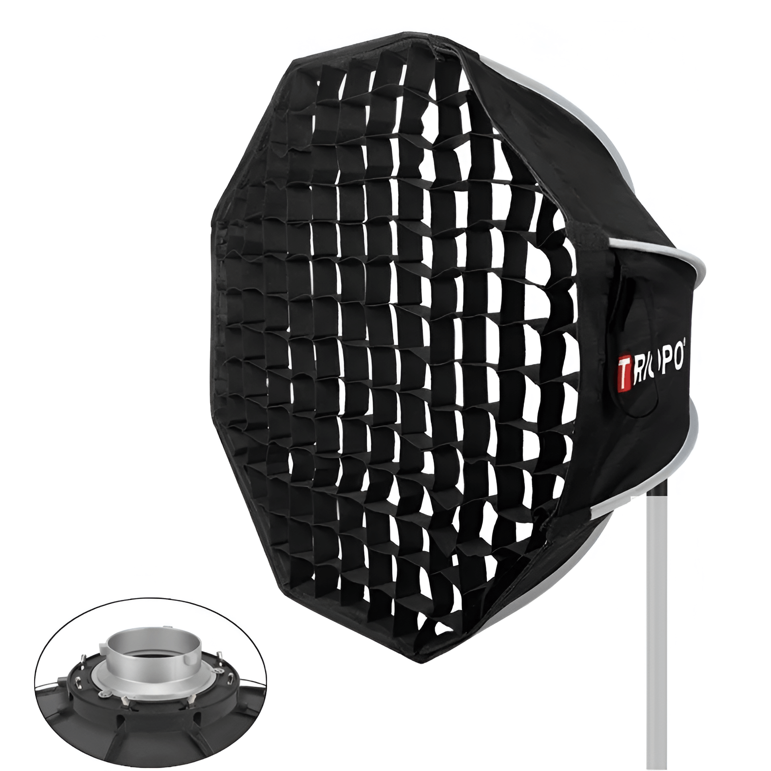 Octobox Triopo K2 120cm com Grade - eMania Foto e Video
