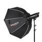 Softbox-Octagonal-Triopo-K2-120cm-com-Grade-Montagem-Bowens