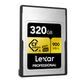 Cartao-Memoria-Lexar-320GB-CFexpress-Type-A-Gold-900-MB-s-PCIe-3.0-Profissional Cartao-Memoria-Lexar-320GB-CFexpress-Type-A-Gold-900-MB-s-PCIe-3.0-Profissional
