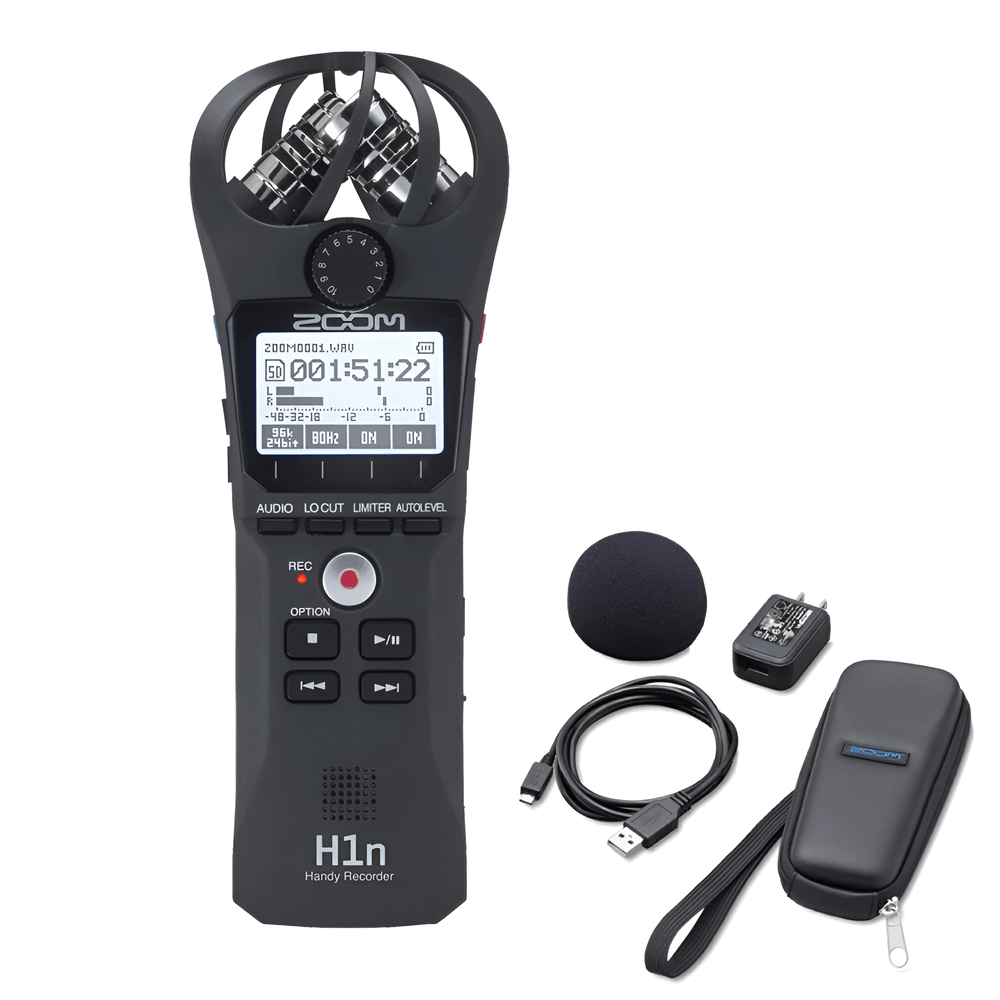 Gravador-Portatil-Zoom-H1n-Portatil-2x-Entradas-Faixas-com-Microfone-X-Y-Kit-Valeu-Pack Gravador-Portatil-Zoom-H1n-Portatil-2x-Entradas-Faixas-com-Microfone-X-Y-Kit-Valeu-Pack