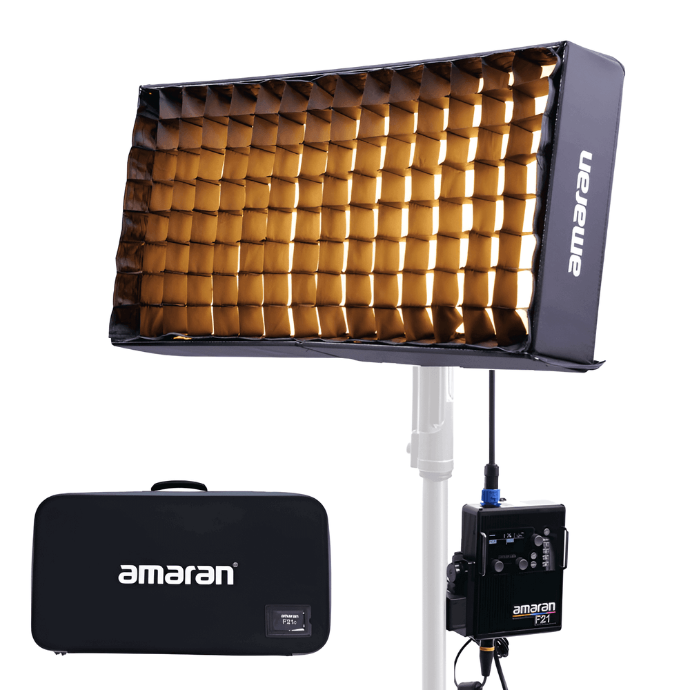 Iluminador-LED-Flexivel-Amaran-F21x-Bi-Color-100W-Light-Mat-Plate-V-Mount Iluminador-LED-Flexivel-Amaran-F21x-Bi-Color-100W-Light-Mat-Plate-V-Mount