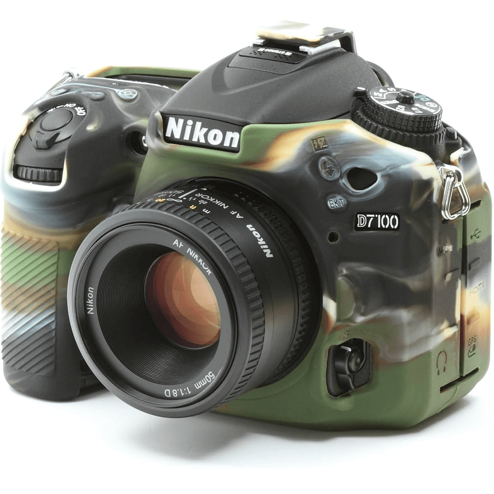 Capa de Silicone para Nikon D7100 e D7200 Camuflada eMania