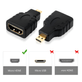 Adaptador-de-Conector-Micro-HDMI-x-HDMI--Macho-x-Femea- Adaptador-de-Conector-Micro-HDMI-x-HDMI--Macho-x-Femea-