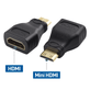 Adaptador-de-Conector-Mini-HDMI-x-HDMI--Macho-x-Femea- Adaptador-de-Conector-Mini-HDMI-x-HDMI--Macho-x-Femea-