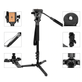 Monope-para-Video-Kingjoy-MP1008F-com-Cabeca-Semi-Hidraulica-Fluida-para-5Kg