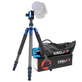 Tripe-KingJoy-C1229B-QF00T-Fibra-de-Carbono-Cabeca-Esferica-Ball-Head-ate-10kg--Azul-