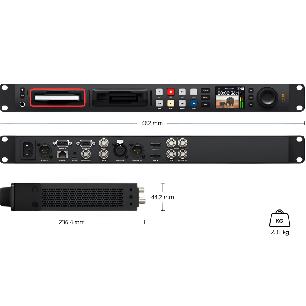 Blackmagic HyperDeck Studio 4K Pro - eMania Foto e Video