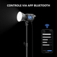 Iluminador-LED-Zhiyun-MOLUS-B200-COB-Light-Bi-Color-200W-Bowens--Bivolt-