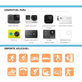 Kit-Acessorios-Tomate-MT-1101-para-GoPro-e-Cameras-de-Acao Kit-Acessorios-Tomate-MT-1101-para-GoPro-e-Cameras-de-Acao