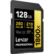 Cartao-SDXC-128Gb-Lexar-Gold-Professional-4K-1800x-280Mb-s-UHS-II---V60---U3