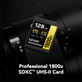 Cartao-SDXC-128Gb-Lexar-Gold-Professional-4K-1800x-280Mb-s-UHS-II---V60---U3 Cartao-SDXC-128Gb-Lexar-Gold-Professional-4K-1800x-280Mb-s-UHS-II---V60---U3