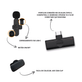 Sistema-Microfone-Sem-Fio-Kaidi-KMF5-C-Wireless-USB-C-para-Smartphones Sistema-Microfone-Sem-Fio-Kaidi-KMF5-C-Wireless-USB-C-para-Smartphones
